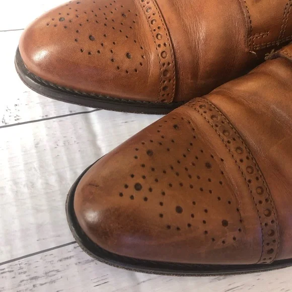 🌿 RODD & GUNN 🌿 men’s Italian leather brogues size 41 - Picture 4 of 7